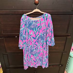 Sale! Lilly Pulitzer Girls Sophie Dress sz L 8/10